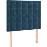 vidaXL Posteljno vzglavje 2 kosa temno modro 90x5x78/88 cm žamet, (20953773) | Shoptok.si