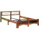  Posteljni okvir iz trdnega predelanega lesa 160x200 cm | Shoptok.si