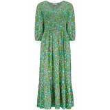 Sugarhill Brighton Obleka 'Magdalene' zelena / mešane barve | Shoptok.si