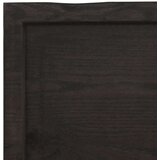  Polica tamnosmeđa 60x60x(2-6) cm od obrađene hrastovine | shoptok.hr