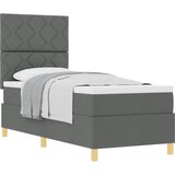  Krevet s opruga kutije Tamno siva 80 x 200 cm tkanina | shoptok.hr