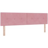 vidaXL LED Naslonjalo za posteljo s gumbi 90 cm Roza Žamet, (22052447) Cene