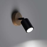  Sollux SL.1290 - Zidna spot svetiljka VERDO 1xGU10/10W/230V crna | Eponuda.com