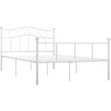 Furnova Posteljni okvir bel kovinski 120x200 cm, (21931655) | Shoptok.si