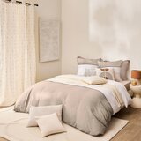 Douceur d intérieur Bijela/bež pamučna posteljina za bračni krevet/za produženi krevet 240x220 cm Gabrielle – | shoptok.hr