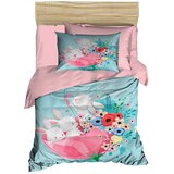 PH188 turquoisepinkwhite baby quilt cover set