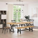 vidaXL Jedilna klop NOAIN 180x40x45 cm trdna borovina | Shoptok.si