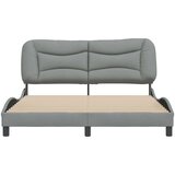  Okvir za krevet s uzglavljem svjetlosivi 160x200 cm od tkanine | shoptok.hr