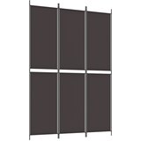 Sobna pregrada s 3 panela smeđa 150x220 cm od tkanine | Eponuda.ba