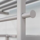 Spinder Design Siv/bež kovinski stenski obešalnik s polico Rizzoli – | Shoptok.si
