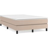  Kreveta s oprugama boja cappuccina 120x200cm umjetna koža | shoptok.hr