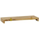  Zidne police 2 kom 40 x 15 x 4 cm od masivne tikovine | Eponuda.com