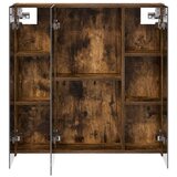  Kopalniška ogledalna omara Dimljeni oreh 70 x 14,5 x 70 cm, (5000233147) | Shoptok.si