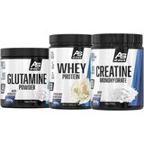 All Stars Whey protein Milky Vanilla, 908g, Kreatin monohidrat 500g, Glutamin puder, 300g | Eponuda.com