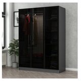 Woody Fashion ormar Kale Anthracite Black 2271 | Eponuda.com