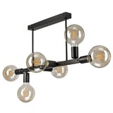  Luster na šipci ASTRID 6xE27/60W/230V crna | Eponuda.com