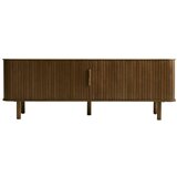 Unique Furniture Rjava TV omarica v hrastovem dekorju 56x160 cm Cavo – Cene