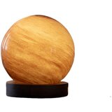 Gingko LED stolna lampa u tamnoj prirodnoj boji sa staklenim sjenilom (visina 9 cm) Sand Storm – | shoptok.hr