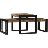  Kava Stol 2 pcs Šareni 48 x 40 x 40 cm Čvrsto drvo iz reciklaže | Eponuda.com
