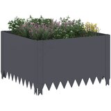  Ograda oko Travnjaka 60 x 60 x 35 cm Čelik Antracit | shoptok.hr