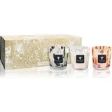 Pearls Candle Trio poklon set