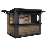 Vrtne hiške, lope DECO BAR DUO hiša – Oreh | Shoptok.si