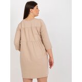 RELEVANCE Dress-RV-SK-6274.36P-camel | Shoptok.si