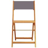 5-dijelni vrtni blagovaonski set antracit od tkanine i drva | shoptok.hr