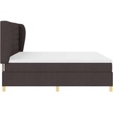 Box Spring Krevet s Madracem Tamno Smeđi 200x200 cm Tkanina | shoptok.hr
