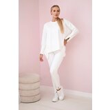 Kesi Set with an oversize blouse ecru | shoptok.hr