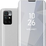 Cadorabo primera, združljiv z Xiaomi v Agate Silver - Clear View Zrcalo Zaščitni pokrov s funkcijo stojala 360 stopinj zaščita, (20596551) | Shoptok.si