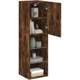 TV ormarići s LED svjetlima 2 kom boja hrasta 30,5x30x102 cm | Eponuda.ba