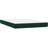 Box Spring krevet s madracem tamno zeleni 160x220 cm baršun | shoptok.hr