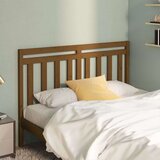  Uzglavlje za krevet boja meda 146 x 4 x 100 cm masivna borovina | shoptok.hr