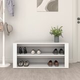  Stalak za cipele bijeli 100 x 35 x 45 cm od konstruiranog drva | shoptok.hr