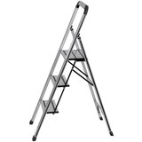 MID.YOU Zložljiva Lestev Solid V, Aluminij | Shoptok.si