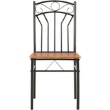  Jedilni stoli 4 kosi rjavi mediapan, (20700617) | Shoptok.si