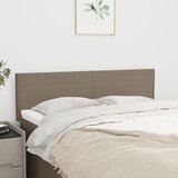  Uzglavlja smeđesiva 144x5x78/88 cm od tkanine | shoptok.hr