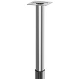 WALTECO Teleskopska noga za namještaj (Š x D: 3 x 3 cm, Promjer: 3 cm, Podešavanje po visini: 30 cm - 50 cm, Nosivost: 30 kg, Čelik, Srebrna) Cijene