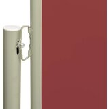 vidaXL Uvlačiva bočna tenda za terasu 140 x 600 cm crvena | shoptok.hr