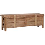 3 TV ormarić s ladice 120x30x40 cm od masivnog drva mahagonija | shoptok.hr