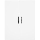  Visoka komoda bijela 69,5x34x180 cm konstruirano drvo Slike