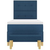  s opruga kutije s jastukom Plava 200 x 80 cm tkanina | shoptok.hr