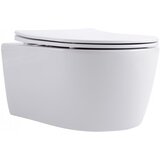 Mont Blanc WC školjka Round Tornado Long, brezrobna, bela | Shoptok.si