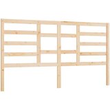 Maison Chic posteljno vzglavje - vzglavna omarica - nočna omarica 206x4x104 cm trdna borovina, (21705372) Cene
