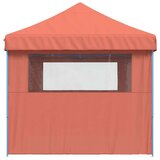 Šator za svadbe - šator za zabave Terakota 292 x 580 x 315 cm Oxford tkanina - Terakota s dvije bočne zidove Da | shoptok.hr