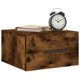  Zidni noćni ormarići 2 kom dimljenog hrasta 35x35x20 cm | shoptok.hr