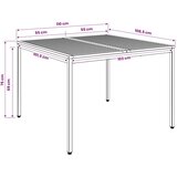  Stol za večeru u vrtu Bijela 110 x 108 5 x 75 cm - Bijela 110 x 108 5 x 75 cm | shoptok.hr
