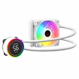 CPU hladnjak AIO Liquid gaming RAMPAGE HELIOS C13 White 12cm Fan Temperature Display Intel LGA1700/AMD AM5 ARGB 120mm Liquid Cooling Fan, 40916 | Eponuda.ba