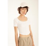 Defacto cool fitted ribbed camisole short sleeve t-shirt Cene